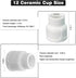 #12 Ceramic Cup White TIG Welding Cup fit Torch WP 9/20/25 Series with 3/32” Diffuser 3pk (HCZ-WST-40062+40063-6)...