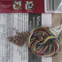 Holly and Ivy Santa Beaded Counted Cross Stitch Ornament Kit Mill Hill 2001 Woodland Santas MHWS9...