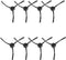 8 PCS Side Brush Replacement Robot Sweeper Accessories Compatible with Tikom G8000/G8000Pro Robot Vacuum Cleaner...