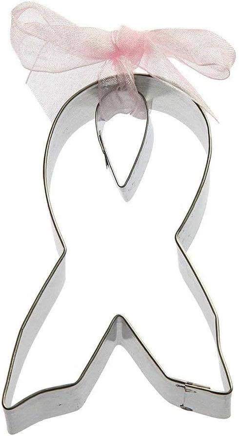 Awareness Ribbon Cookie Cutter 2 Pc Set – Ribbon, Tear Drop Cookie Cutters Hand Made in the USA from Tin Plated Steel...