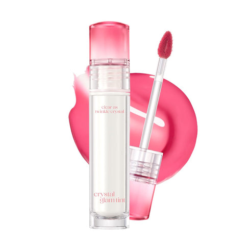 CLIO Crystal Glam Tint |Glossy Finish, Lightweight, Weightless, Buildable, Glass-Like, Smoothing, Long-Lasting, Vivid, Transparent, Shiny, Moistur...