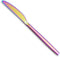 HOMQUEN Rainbow Dinner Knives 4 Pieces, Sturdy 9" Stainless Steel Modern Design Knife, Colorful Titanium Plating Knifes Set With Round Edge Dishwa...