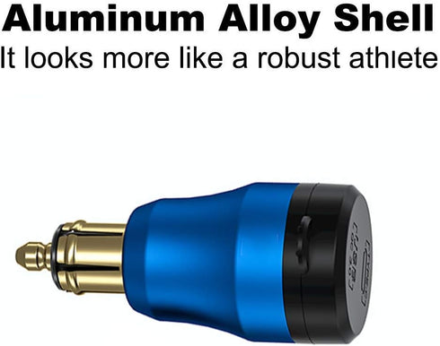 iMESTOU Aluminum 30W Power Delivery DIN Power Plug Charger to USB C and Quick Charge USB 3.0 Motorcycle DIN Adapter Waterproof Fits for Hella 12V-...