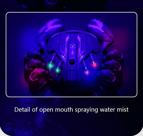 Crawling Crab Toys with Light Up and Mist, Interactive Musical Toy with Automatically Avoid Obstacles, Fun Moving Toy for Babies, Toddlers and Kid...
