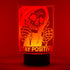 EXIGENT Stay Positive Skull 3D Acrylic LED Lamp Night Light Flashing Cool (Skull_SP)...
