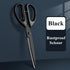 Black Office Scissors 7 Inch All Purpose Sharp Scissor Stainless Steel Blade Shears Straight ABS Handle Shear for Paper, DIY Craft, Office, School...
