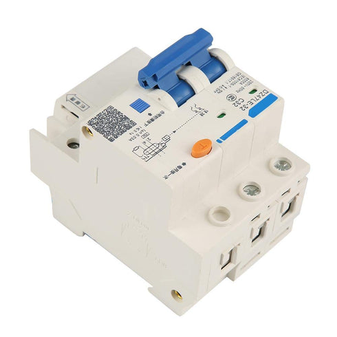 Oumefar Circuit Breaker, RCCB 2P + N Leakage Protection 32A Miniature Disconnect Switch 30mA High Sensitivity RCD Switch for Electrical Home Decor...