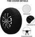 Adventure Awaits Spare Tire Cover Adventure Mountains Wheel Covers for RV Tires Camper Tire Case Protectors for Trailer Rv SUV Truck Travel Traile...