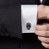 Personalized Skull Cufflinks Funny Cufflinks for Men Unique Cufflinks 3D Designs for Men's Shirts and Dresses Halloween Gifts...