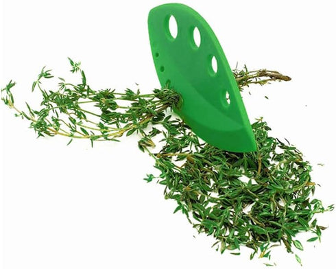 Factory direct sales,(1 blue and 1 green) Herb Stripper, 8 holes Kitchen Herb Leaf Stripping Tool, Herb Pealer Suit for Kale, Collard Greens, Thym...