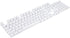 Granvela ABS Keycaps Set for Mechanical Keyboards, 104 Keys | for RGB Backlit | ANSI US-Layout | Campatible with 100% 75% 65% 60% MX Keyboard-Whit...