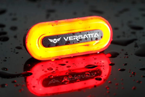LED Helmet Light, Motorcycle Helmet Light, Bike Bicycle Rear Red Safety Light, Brake Helmet Lights for Night Riding, Tail Rechargeable Helmet Ligh...
