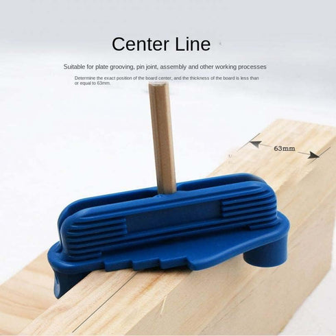 1 Piece Center Scriber Line Scriber Woodworking Marking Offset Marking Tool Center Mark Finder Tool Wood Scribe Marking Gauge Fits Standard Wooden...