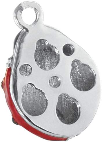 Adorable 3D sparkling ladybug key chain. Surrounded in clear & black crystals. Made of Chrome coated metal for long lasting shine....