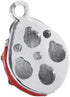 Adorable 3D sparkling ladybug key chain. Surrounded in clear & black crystals. Made of Chrome coated metal for long lasting shine....