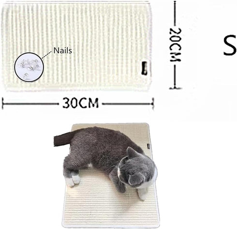 Cat Scratch Furniture Protector Natural Sisal Anti-Scratching Mat for Sofa Couch Chair - Suitable for Bed Furniture Corner Protector, and Anti Scr...