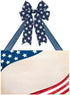 4th of July Ribbon Wired Patriotic Ribbon Stars Ribbon10 Yards Patriotic Ribbon Wired for Independence Day Memorial Day Wreath Bow Making DIY Wrap...