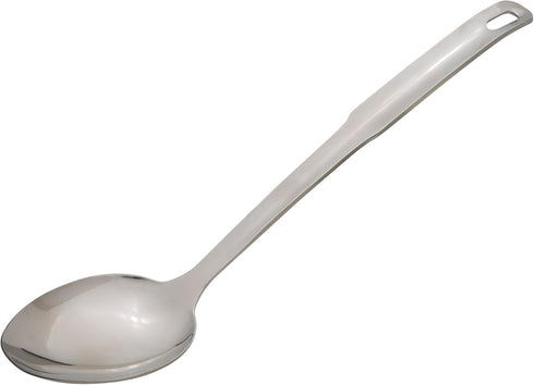HIC Kitchen Solid Serving Spoon with Long Handle, 18/8 Stainless Steel, 12.5-Inch...