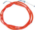 NIBBI High Performance Motorcycle Throttle Cable Adjustable GY6 Scooter Throttle Cable Flat Slide Carburetor Throttle Cable Red 185CM Fit Yamaha T...