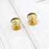 Set of 6 Modern Round Cabinet Hardware Knob Kitchen Drawer Dresser Handles Furniture Wardrobe Pull Gold Single Hole...