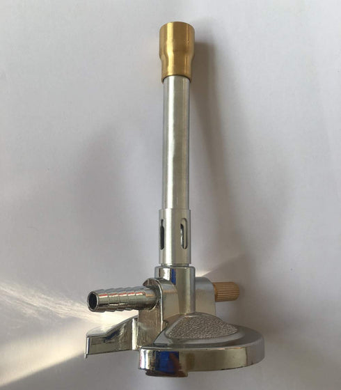Lab Bunsen Burner, Air & Gas Adjustment with Flame Stabilizer for Natural Gas & Propane & Lab Heating...
