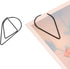 YOKIVE 60 Pcs Paper Clips, Drop-Shaped | Keep Desk Neat, Great for Art, Home, Daily Use (Black, 2-Inch)...