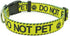Dog Collar for DO NOT PET, Sturdy Durable with Buckle, Yellow Dog Collars for Small Medium Large Dogs, Premium Adjustable Polyester Pet Collar...
