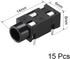 uxcell 3.5 mm Audio Jack Connector PCB Mount Female Socket 3Pin PJ-320 15pcs...