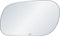 exactafit 8137L Driver Side Mirror Glass Replacement Repair Compatible With 1997-2011 Ford Crown Victoria, 1998-2011 Mercury Grand Marquis, 2003-2...