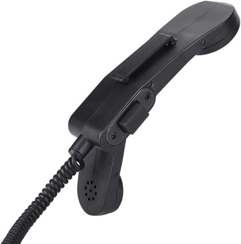 Diyeeni 3.5mm Plug Speaker Mic, Retro Telephone Handset Handheld Speaker Mic HiFi Sound Shoulder, Retro handsets for Cell Phones......