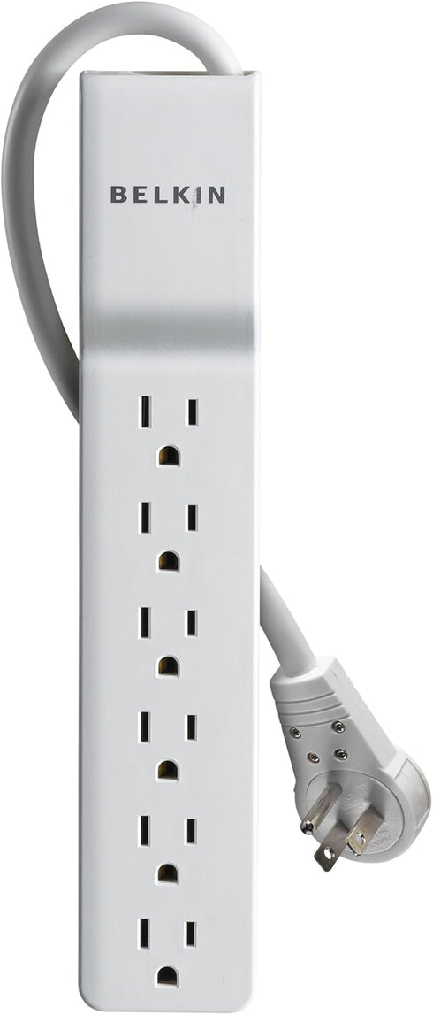 Belkin 6-Outlet Commercial Power Strip Surge Protector, 6ft Cord, 720 Joules, White...