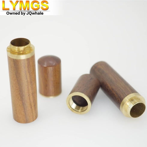 LYMGS Home Wooden Portable Sewing Needles Storage Case, Versatile Wood Box Holder for Store Embroidery Needle Hand Crafts Knitting Tool Toothpick ...