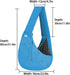 FDJASGY Small Pet Sling Carrier-Hands Free Reversible Pet Papoose Bag Tote Bag with a Pocket Safety Belt Dog Cat for Outdoor Travel...