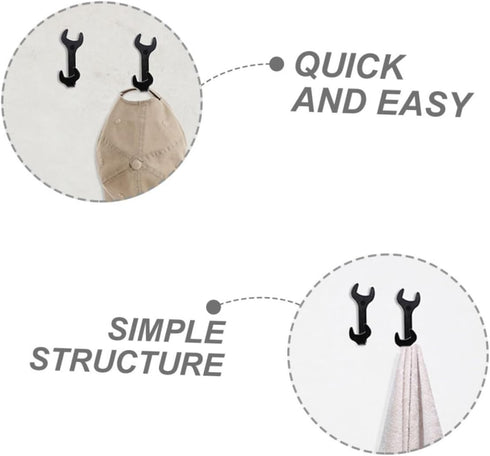 HOMSFOU Coat Pegs Wall Coat Hooks Kitchen Wall Hooks Farmhouse Coat Rack Rustic Hooks Stainless Steel Coat Hooks Vintage Wall Hooks Entryway Key H...