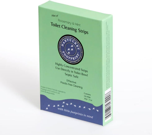 Toilet Cleaner | 24 Strips | Non-Toxic Concentrated Dissolving Sheets | Plastic-Free Toilet Cleaner...