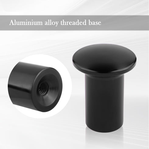 2PCS Car Drift Button Knob Compatible with Toyota GT86/BRZ/FRS,Aluminum Alloy Handbrake Cover,Universal Emergency Brake Cover Turn Knob (Black)...