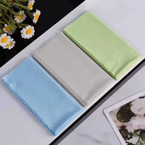 Extra Large Microfiber Cleaning Cloths(12"x 12") for Eyeglasses,Sensitive Optics, Electronic Screens, Cell Phones,Lens,Glasses, Camera Lenses| Eye...