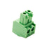 20 pcs 2 Pin KF2EDG 3.81mm/0.15" Pitch Pluggable PCB Angle Screw Terminal Block Plug Connector Socket Panel Mount DIY...