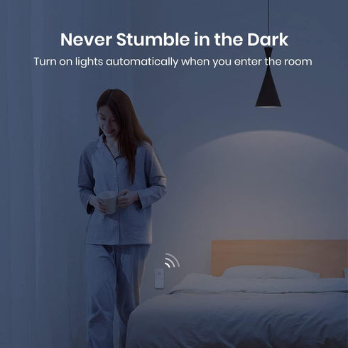 BroadLink FastCon Smart Radar Motion Sensor - Wireless Human Sensor Detector for Remote Monitoring and Smart Home Automation, Broad Detection Rang...