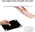 2 Pack Gaming Aluminum Mouse Pad (Gold & Grey) Compatible with Magic Mouse, DaKuan Smooth Magic Ultra Thin Double Side Mouse Mat for Fast and Accu...