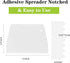 adhesive spreader notched Glue Spreader adhesive barrier spreader plastic trowel notched 3/16 Inch Inch Tooth, Hardwood Flooring Spreader spread e...