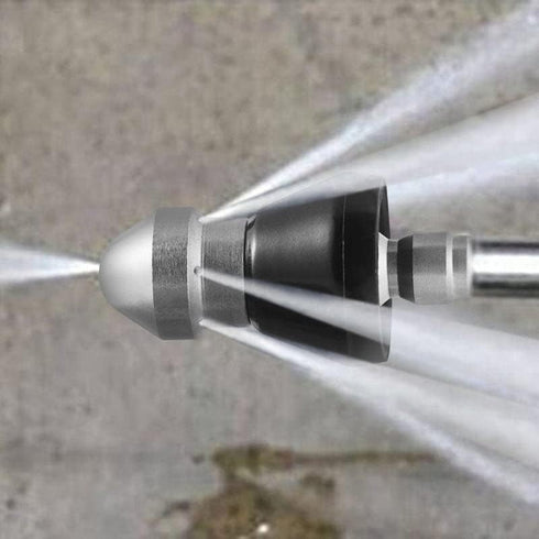 2023 Sewer Cleaning Tool High-pressure Nozzle, Drain Augers, Sewer Pipe Dredging And Cleaning Tools for Pipe Unclogging - Drain Clog Remover | Hai...