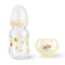 JIZHI Reborn Baby Doll Bottle and Magnetic Pacifier Set, Baby Doll Accessories for Reborn Baby Dolls, Pretend Play Feeding Toy Kids Gift (Yellow)...