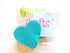 Playfully Ever After 3 Inch 28pc Felt Hearts (Turquoise Blue)...