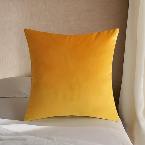 Andreannie Pack of 4 Gold Velvet Cozy Decorative Throw Pillow Covers 18x18 Soft Cushion Case for Couch Sofa Bed (Mixed 4 Pcs, 18" x 18" (Pack of 4...