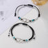 Love Card Couple Ankle Bracelets for Women Handmade Heart Shape Beach Bead Bracelets Anklets Fashion Woven Rice Bead Adjustable Rope Anklet Set fo...