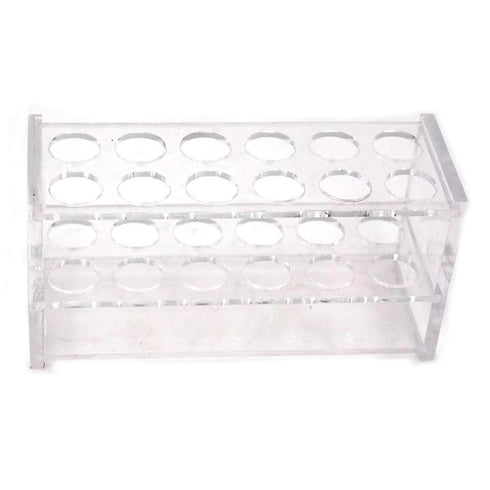 12 Sockets Clear Acrylic Test Tube Rack fit for 10ml, 25ml, 50ml, 100ml Test Tube (12 Hold 50ml)...