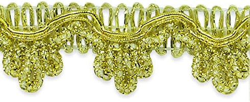 Trims by The Yard Delicia Decorated Gimp Trim, 3/4-Inch Versatile Trim for Sewing, Washable Decorative Trim for Costumes, Home Decor, Upholstery, ...