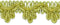 Trims by The Yard Delicia Decorated Gimp Trim, 3/4-Inch Versatile Trim for Sewing, Washable Decorative Trim for Costumes, Home Decor, Upholstery, ...
