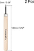 uxcell Wood Carving Knife Tools Chisels, 2mm 50# Carbon Steel Small Triangle Sculpting Graver for DIY Craft Sculpture Carpenter Beginners Experts,...